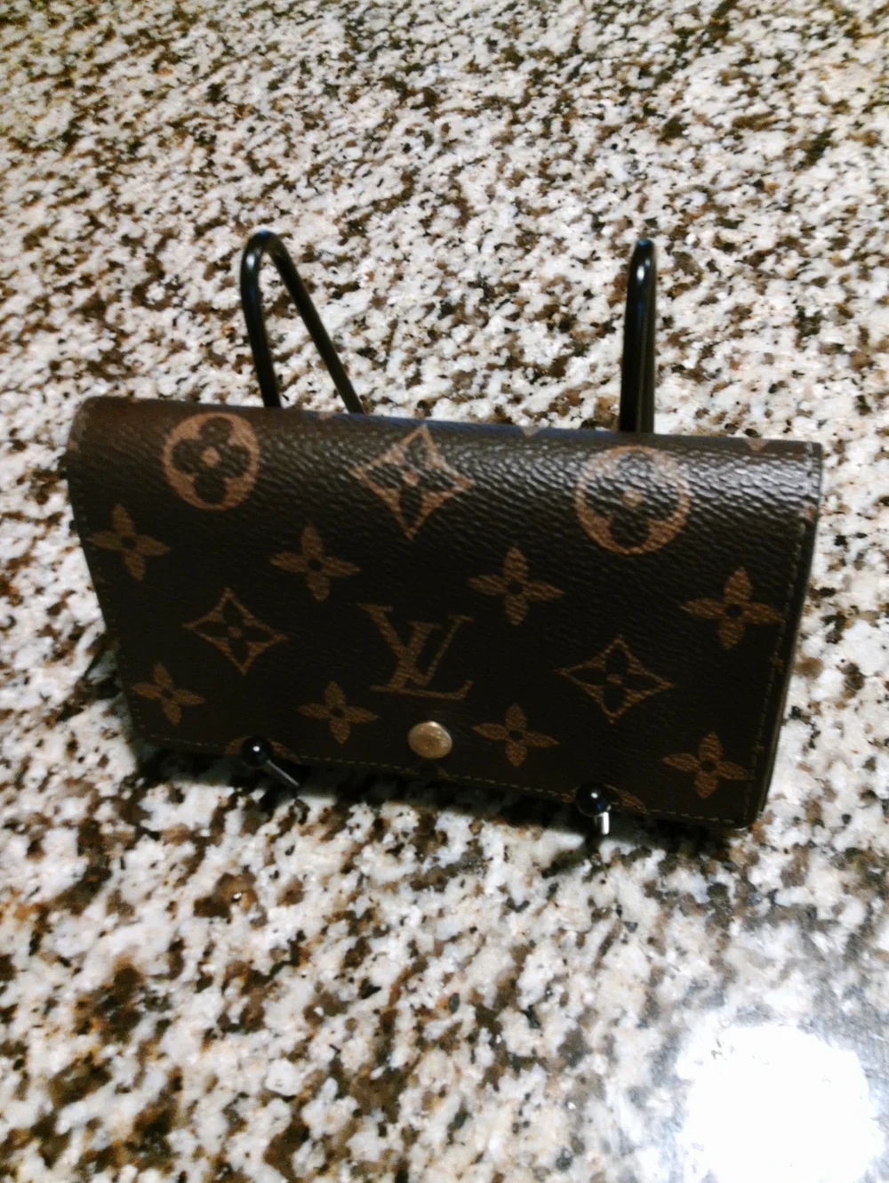 Louis Vuitton Monogram Canvas Wallet in Brown